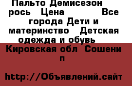 Пальто Демисезон 104 рось › Цена ­ 1 300 - Все города Дети и материнство » Детская одежда и обувь   . Кировская обл.,Сошени п.